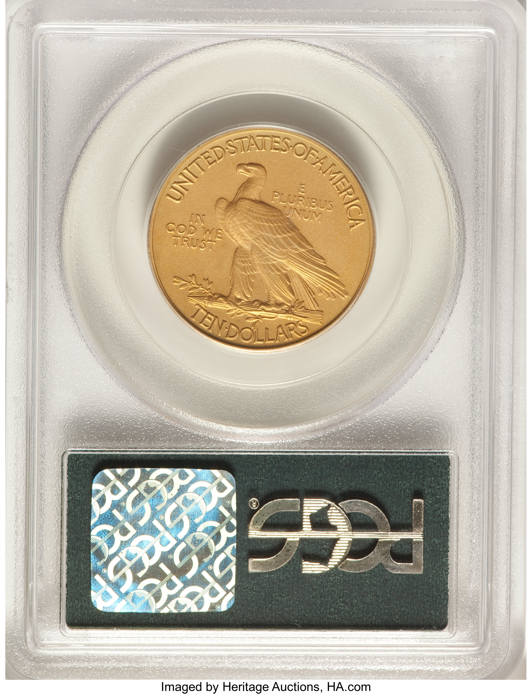 image for: 1908 $10 Motto PR66 PCGS. Gold CAC. JD-1, Low R.5....