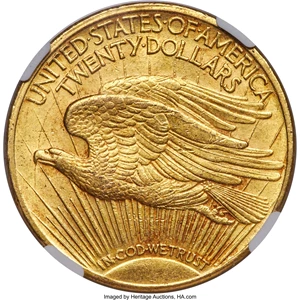 image for: 1921 $20 AU55 NGC....