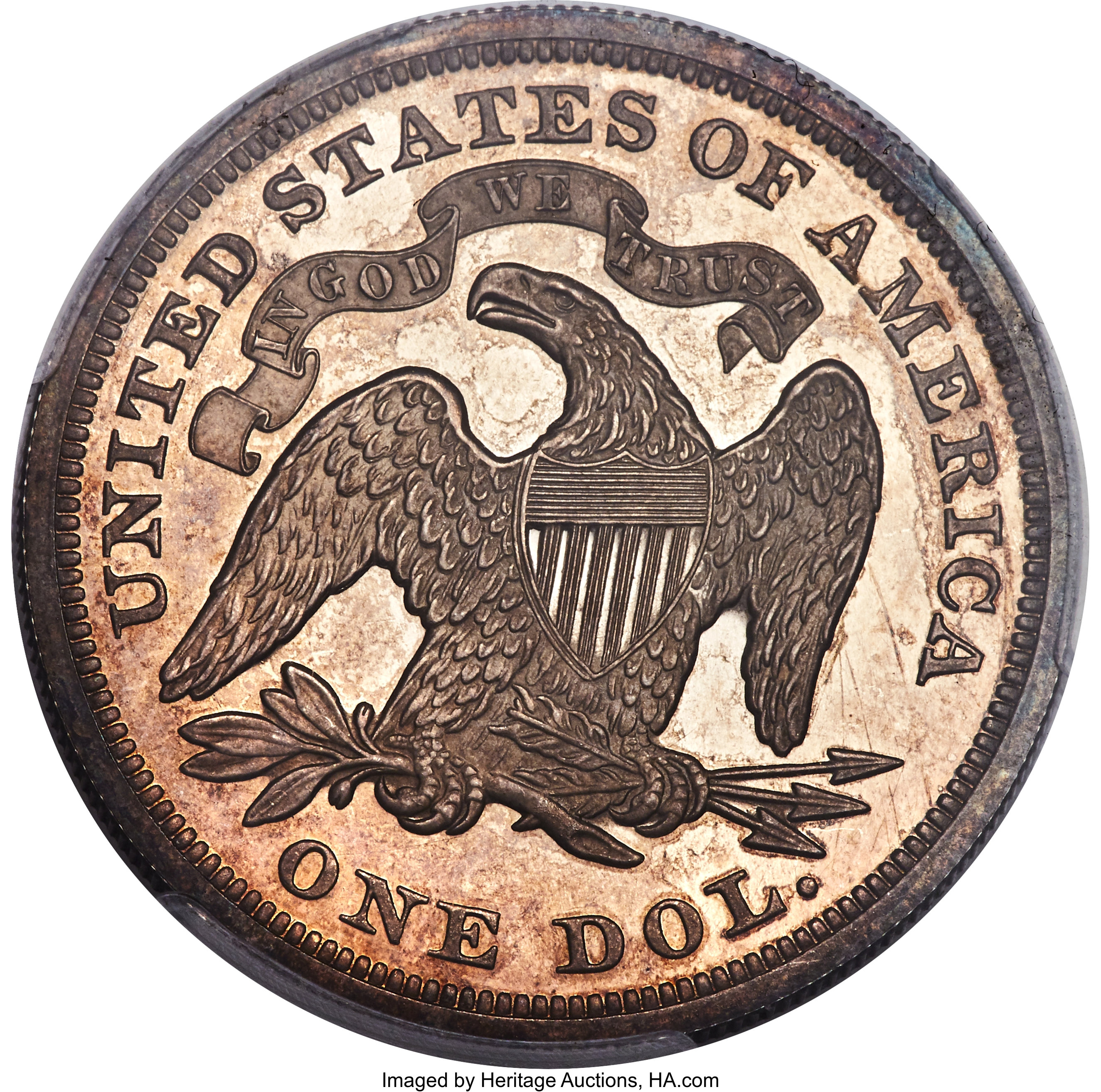 image for: 1871 $1 PR64 Cameo PCGS. OC-P1, R.2....