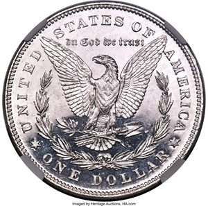 image for: 1878 7TF $1 Reverse of 1878 MS65+ Deep Prooflike NGC....