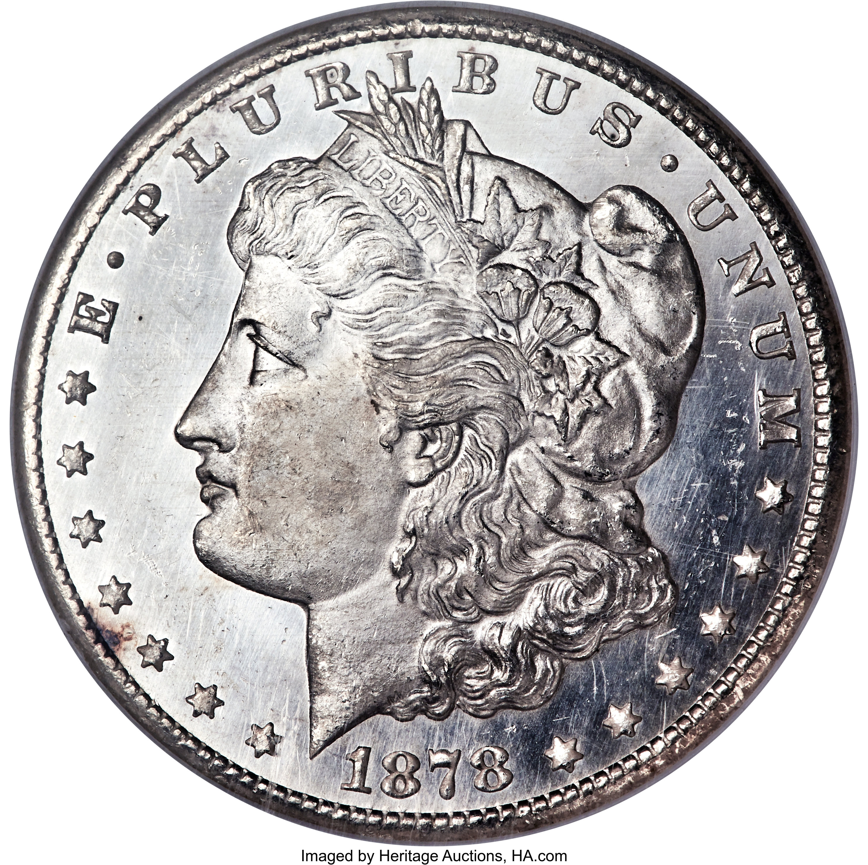 image for: 1878-CC $1 MS65 Deep Prooflike NGC....