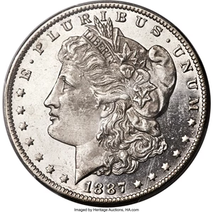 image for: 1887-O $1 MS65 Prooflike PCGS....