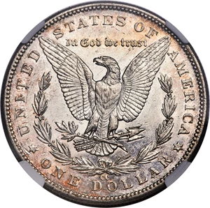 image for: 1889-CC $1 AU58 Prooflike NGC....