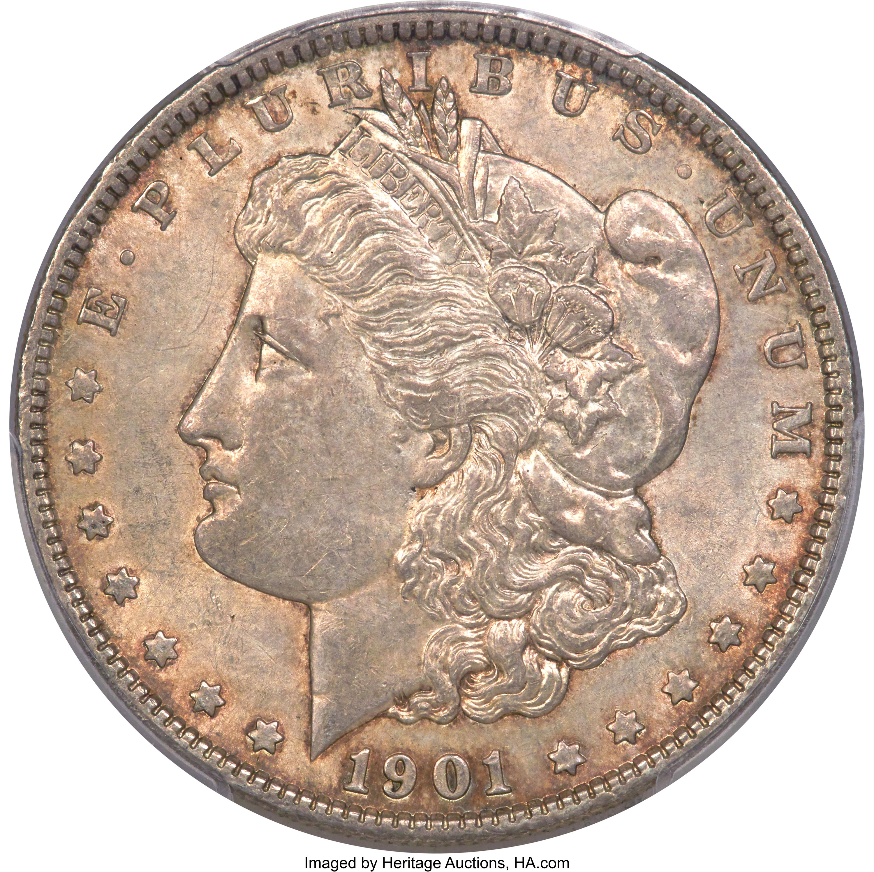image for: 1901 $1 Doubled Die Reverse, VAM-3, AU55 PCGS. CAC....