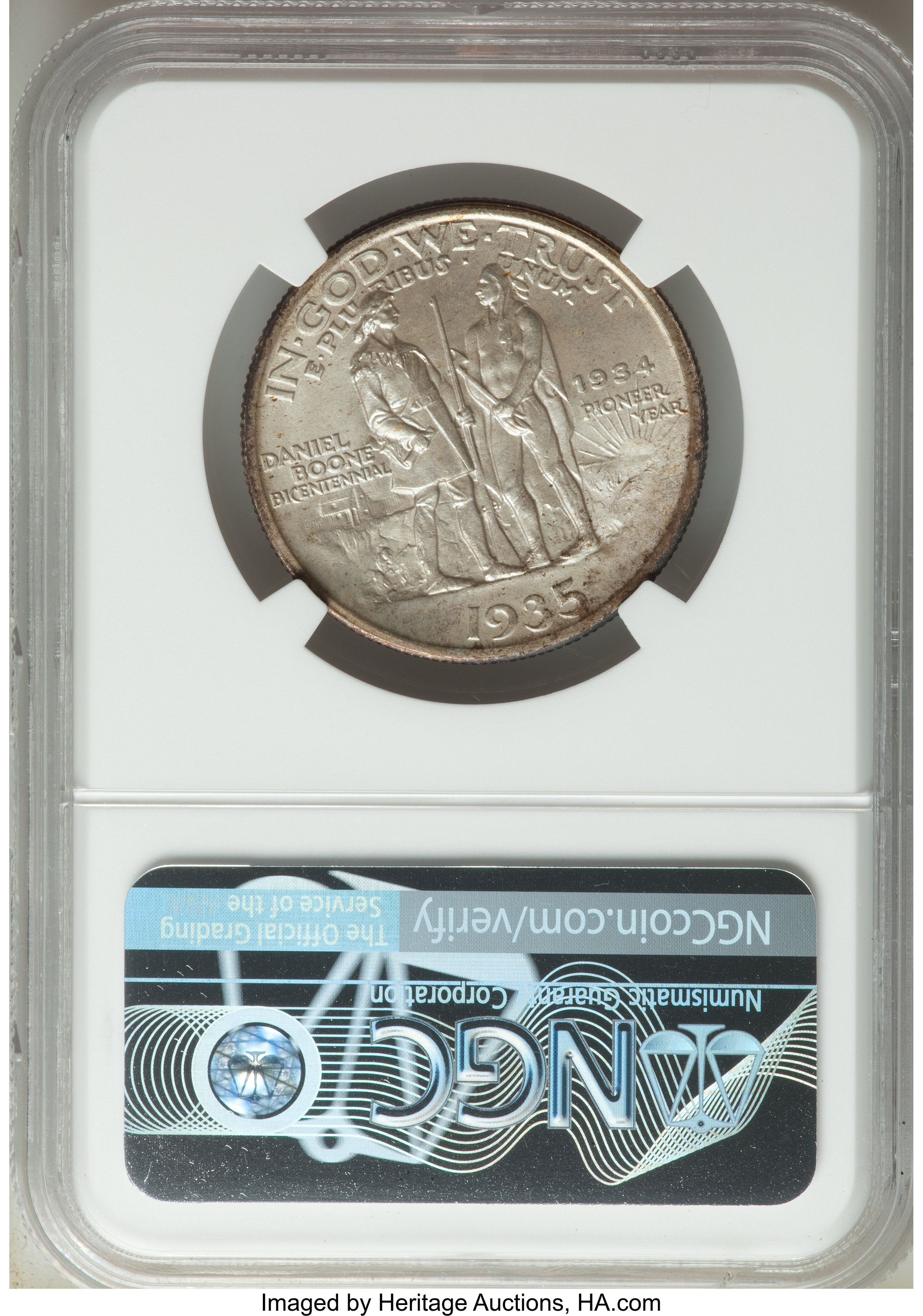 1935/34 50c Boone MS68 thumbnail 2