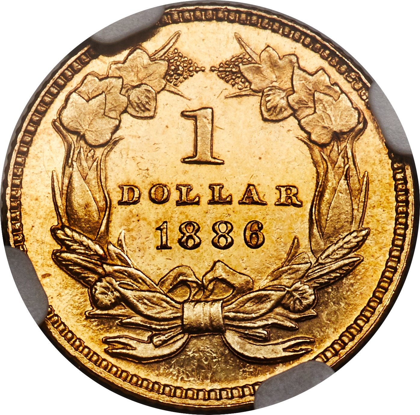 image for: 1886 G$1 PR64 NGC. JD-1, R.4...