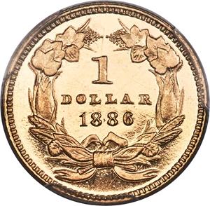 image for: 1886 G$1 PR66 Cameo PCGS. JD-1, R.4....