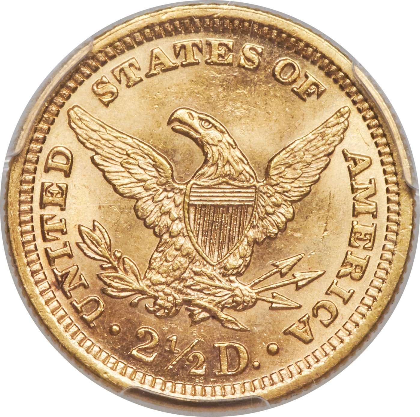 image for: 1892 $2 1/2 MS64 PCGS....