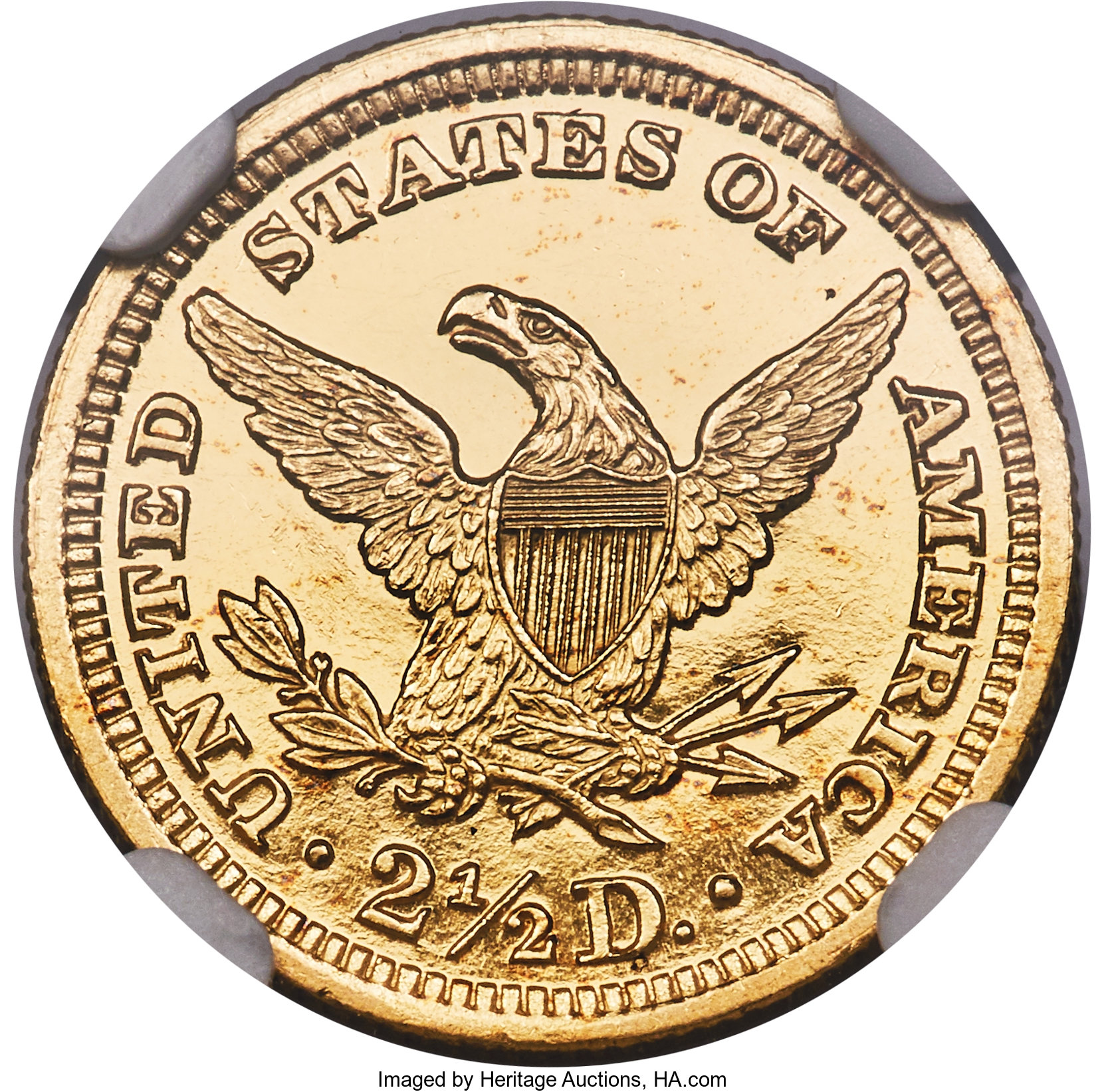 image for: 1897 $2 1/2 PR63 Ultra Cameo NGC. JD-1, High R.4....