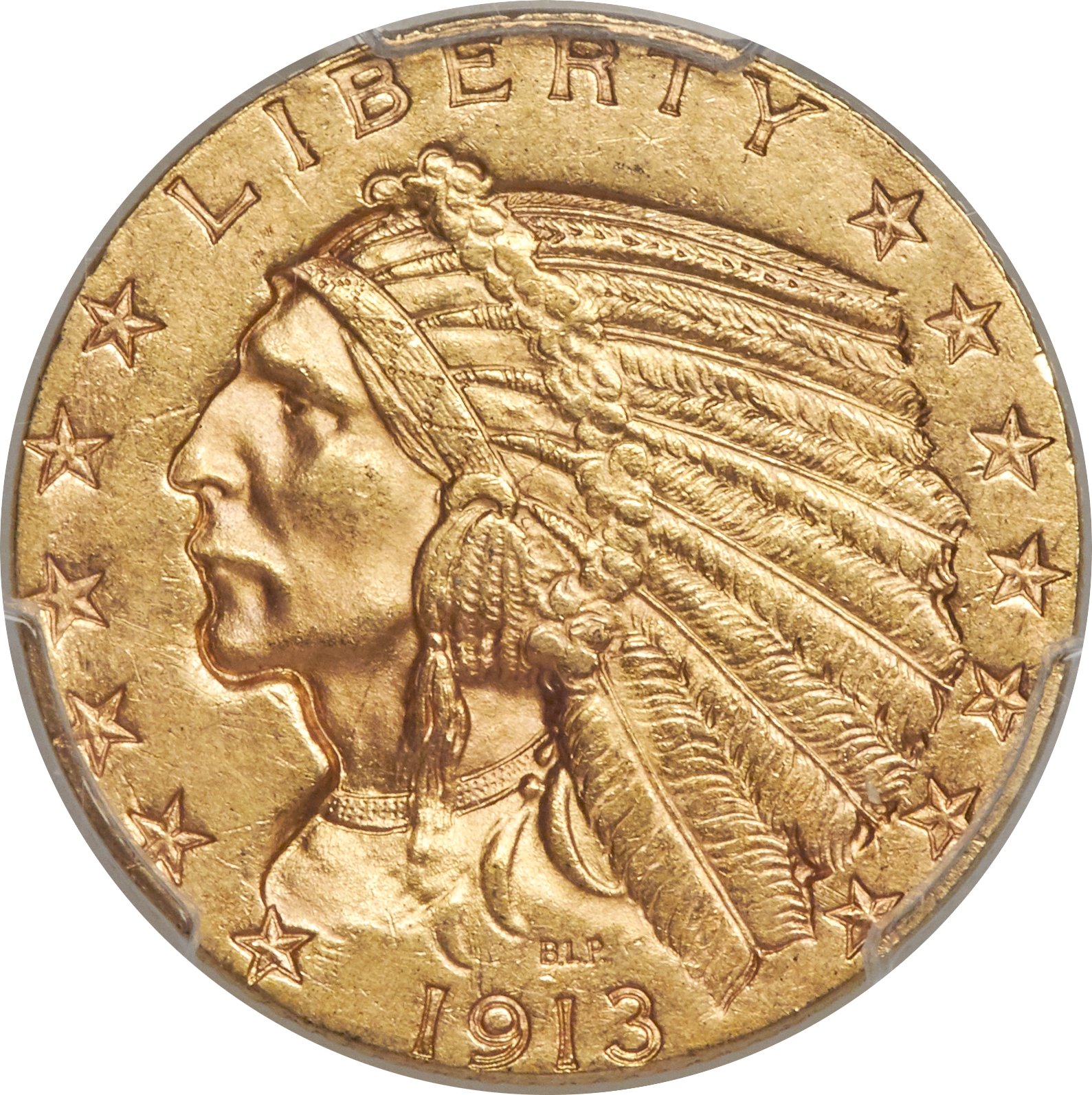 image for: 1913-S $5 MS62+ PCGS....