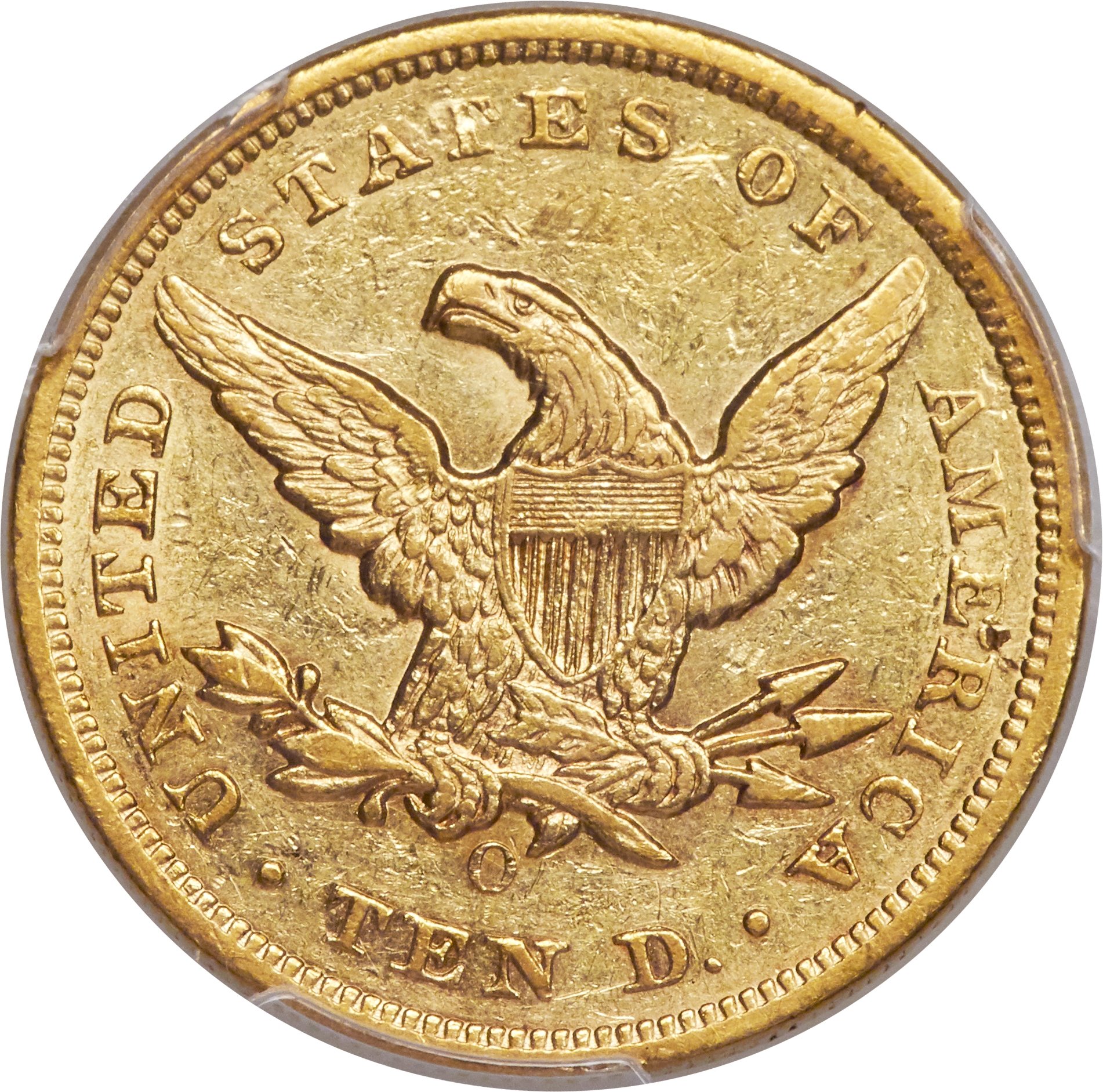image for: 1855-O $10 AU53 PCGS. Variety 2....