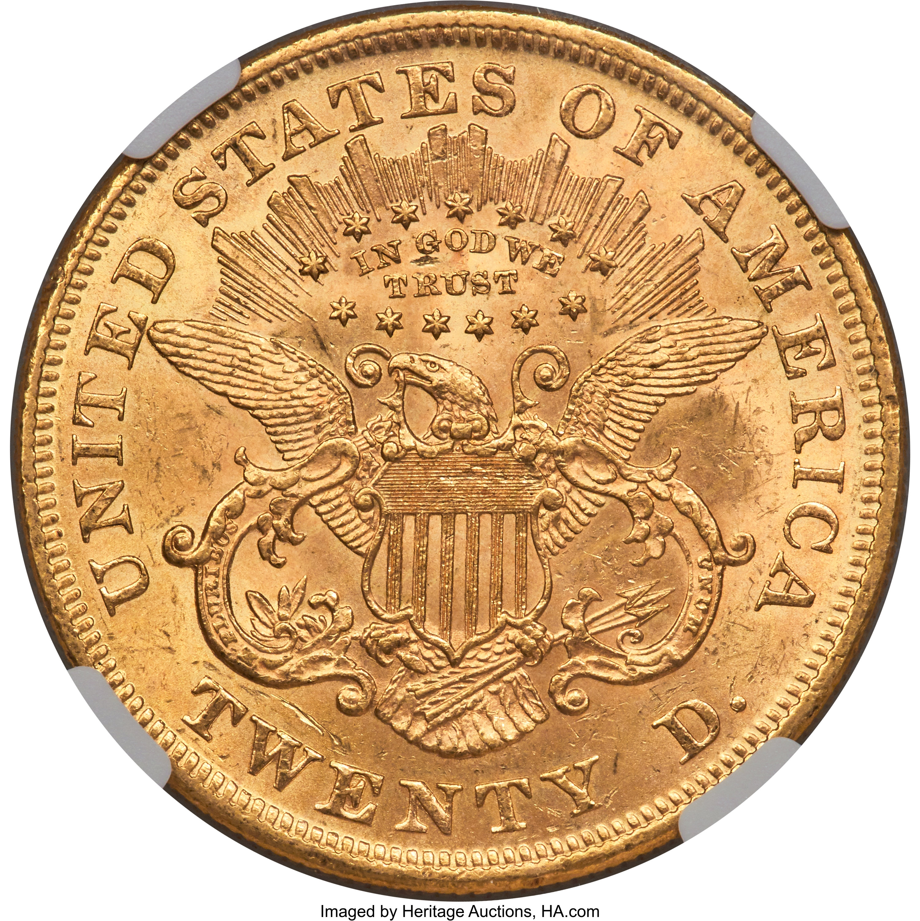 image for: 1873 $20 Closed 3 MS61 NGC....