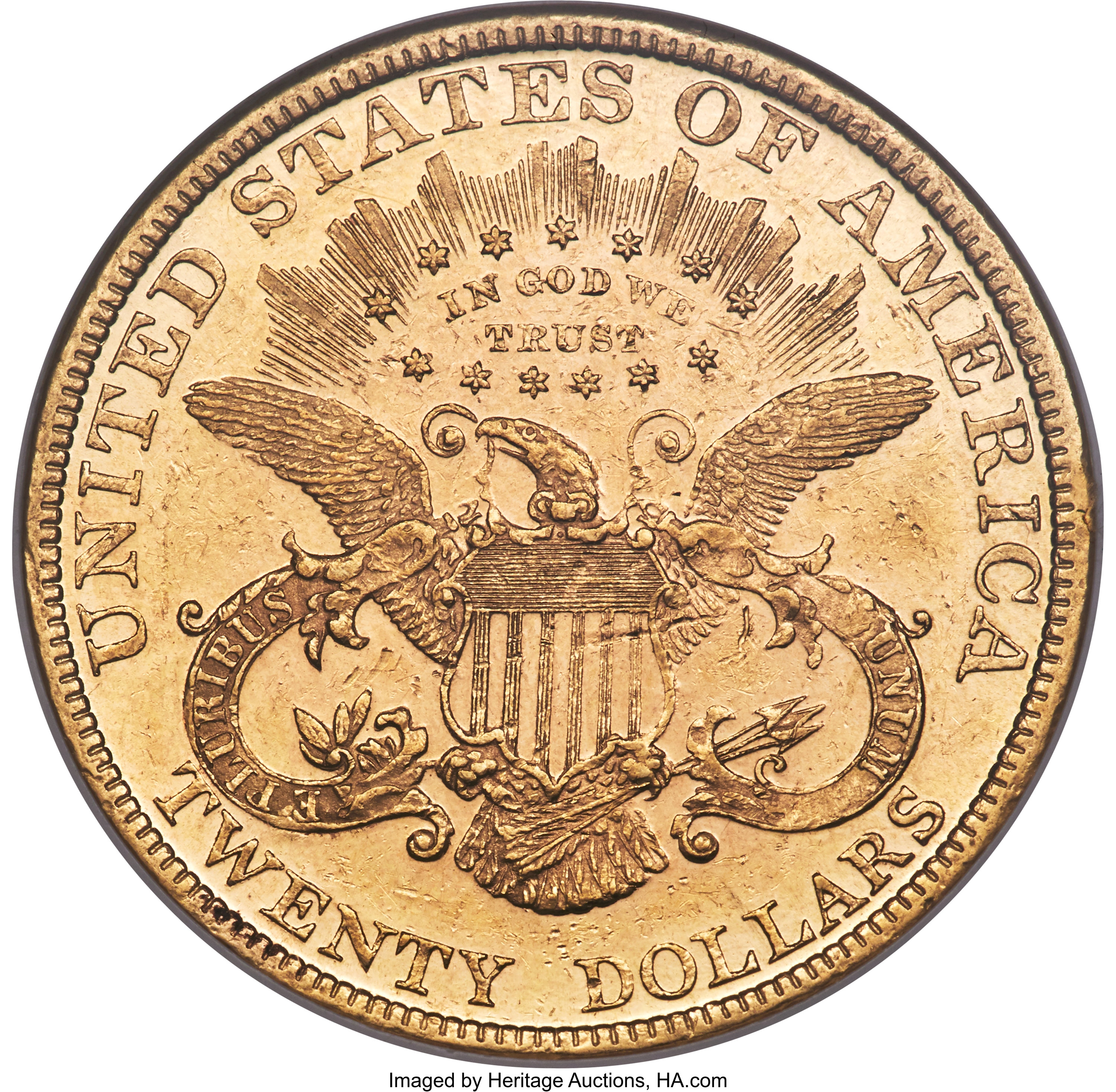 image for: 1892 $20 AU55 NGC....