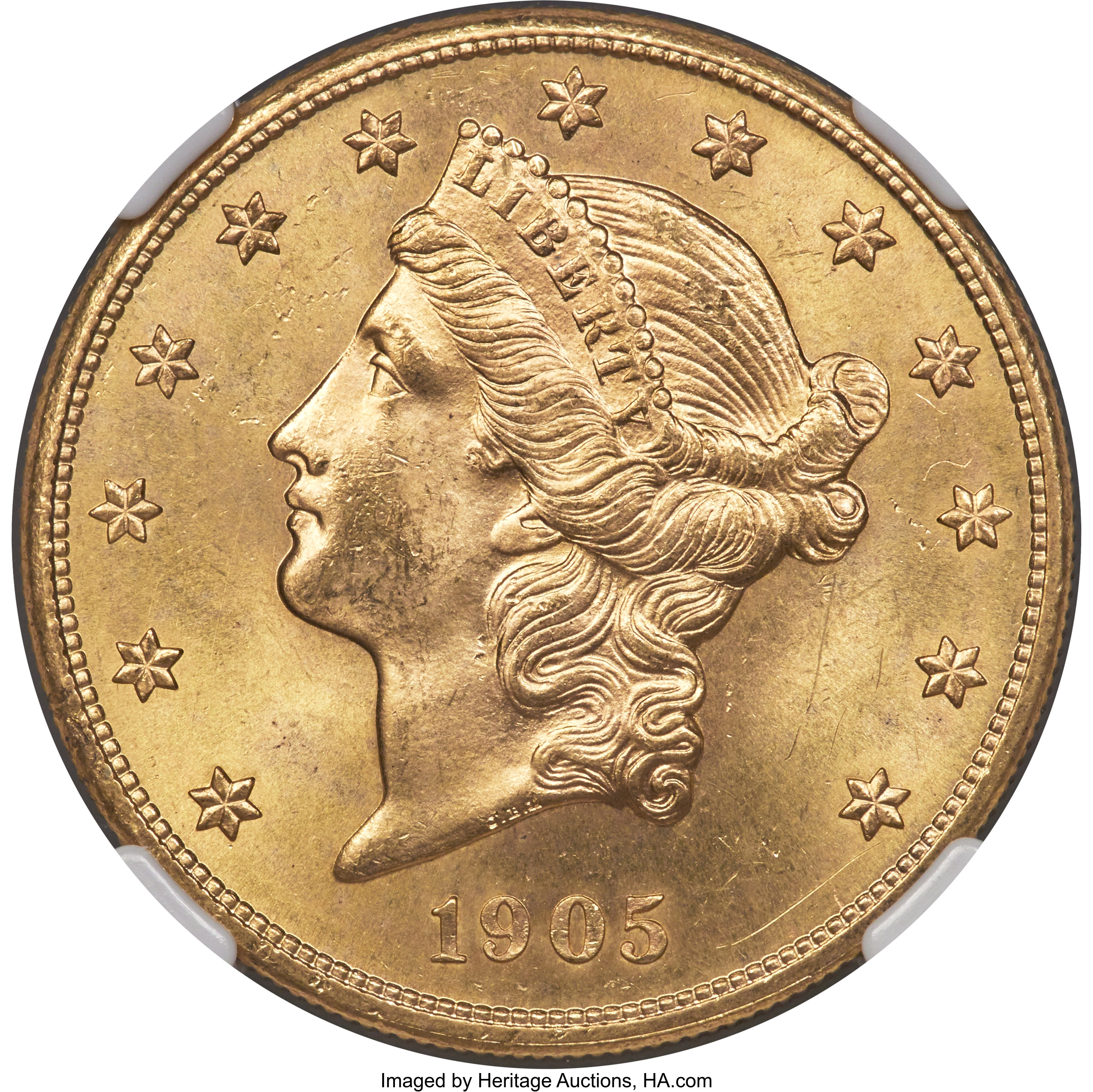image for: 1905-S $20 MS64 NGC....