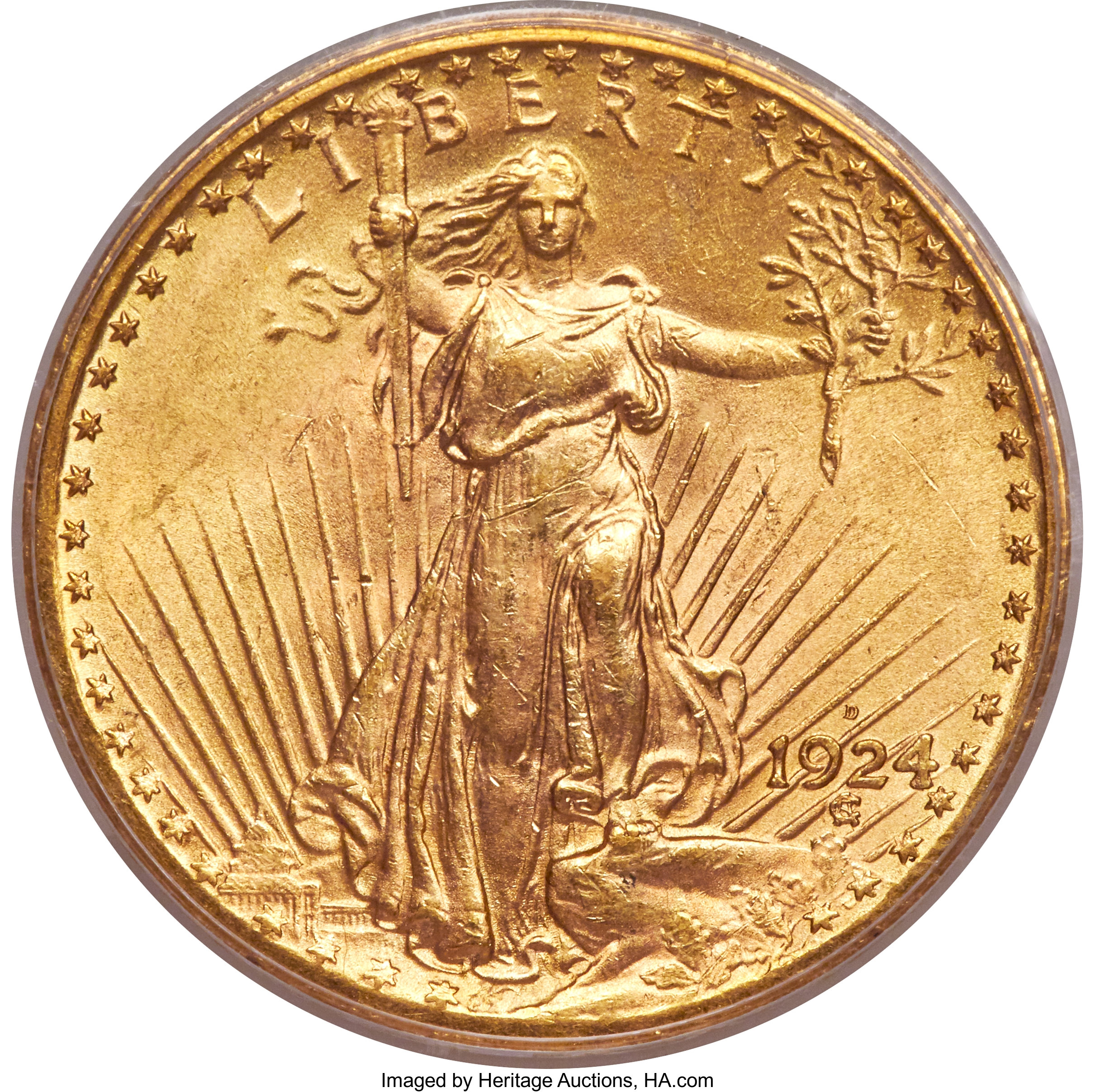 image for: 1924-D $20 MS63 PCGS....