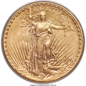 image for: 1926-D $20 MS61 ANACS....