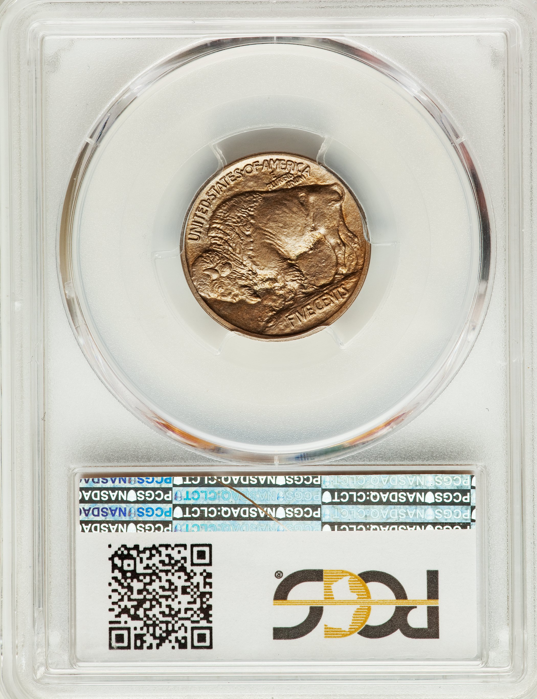 1913 5c Buffalo, Matte Finish, Type 1 PR61 thumbnail 18