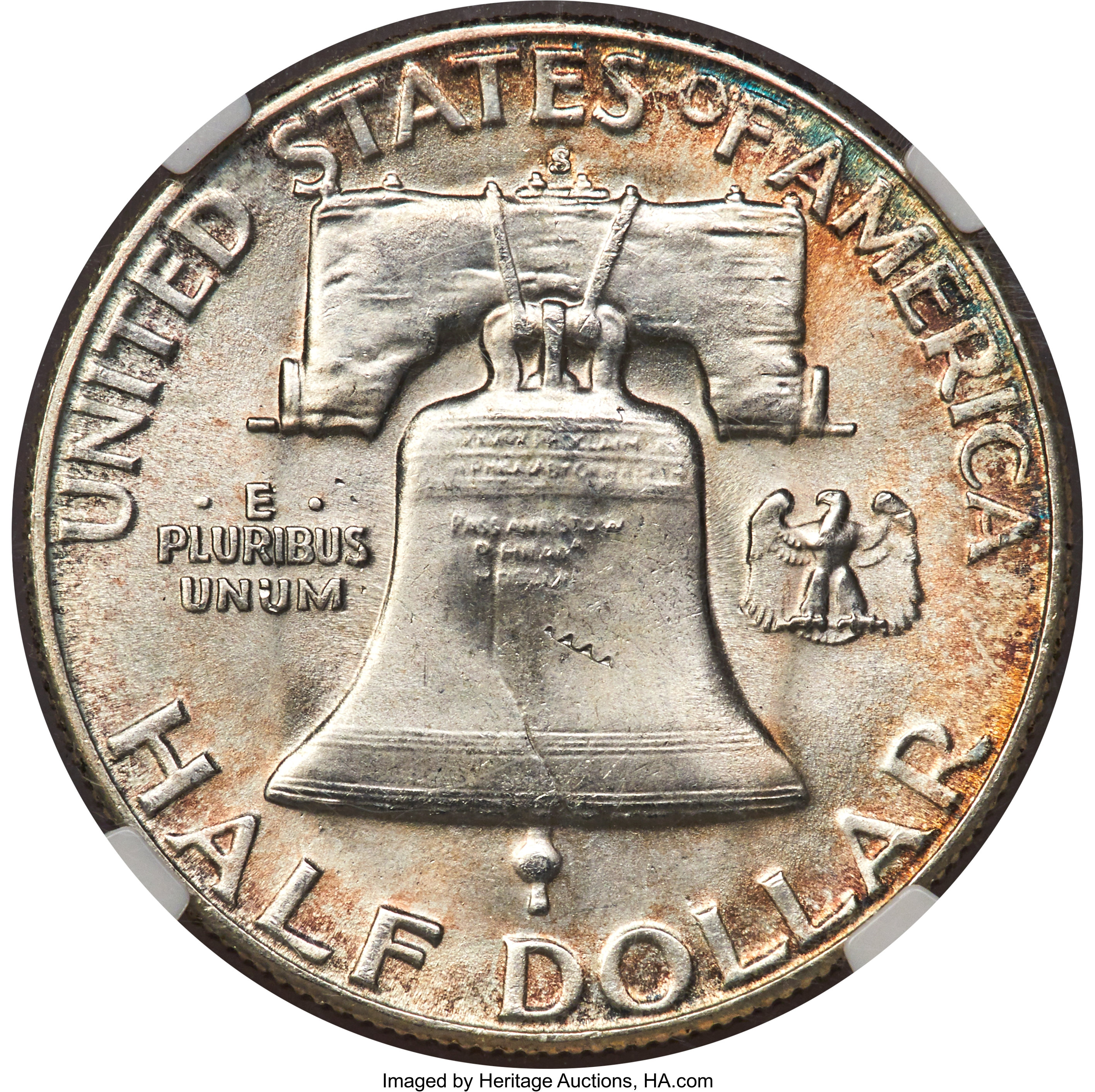 image for: 1953-S 50C MS65 Full Bell Lines NGC....