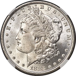 image for: 1882 $1 MS67+ NGC....