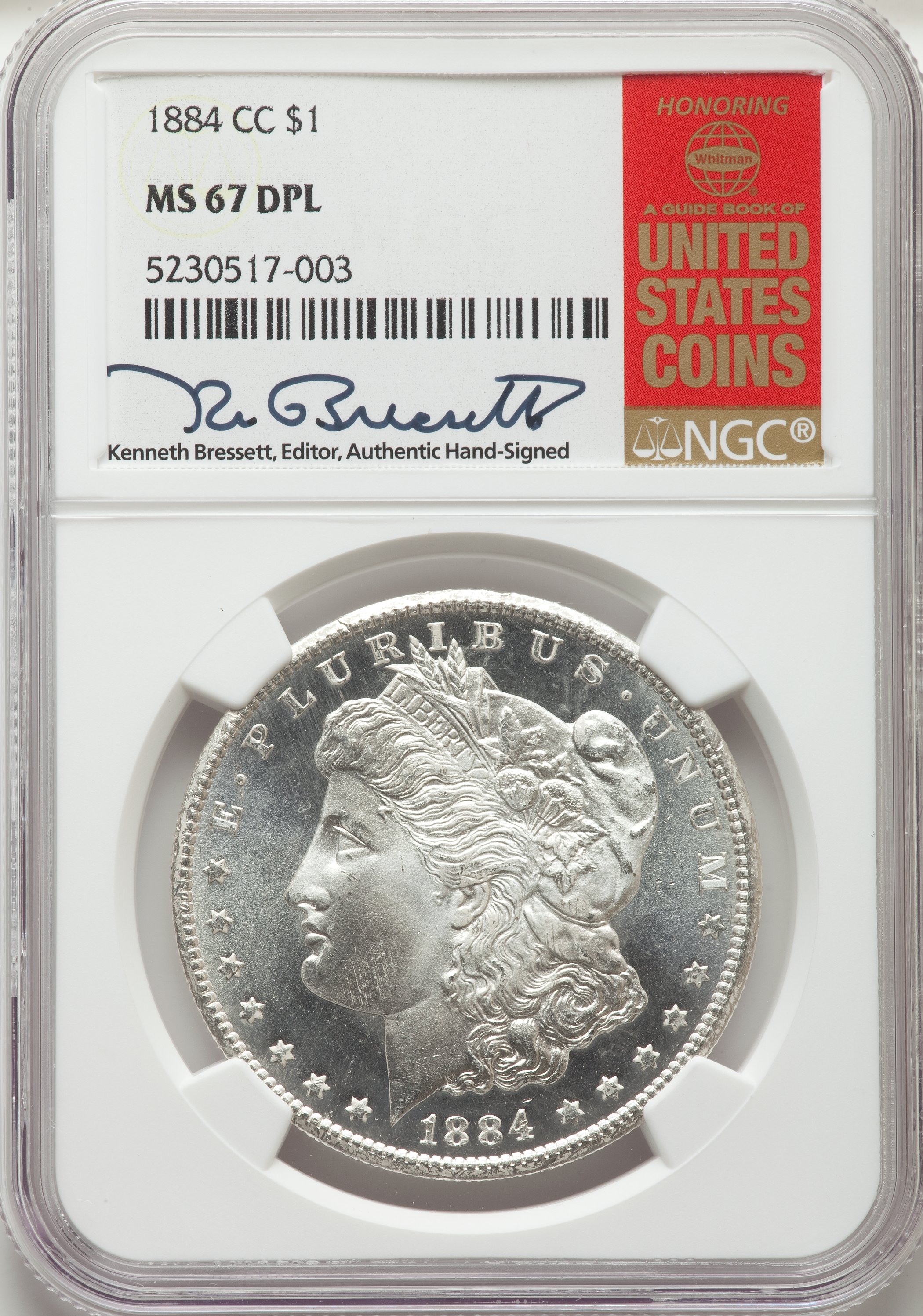 1884-CC $1  MS DMPL MS67 DMPL CAC thumbnail 6
