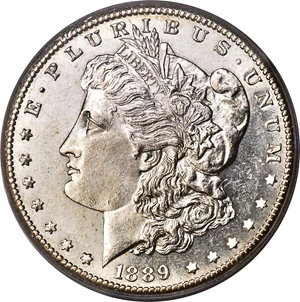 image for: 1889-CC $1 MS62 Deep Mirror Prooflike PCGS....