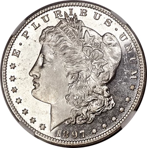 image for: 1897 $1 MS66 Deep Prooflike NGC....