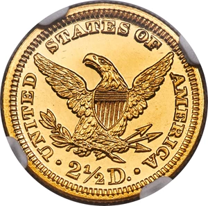 image for: 1903 $2 1/2 PR66 NGC. JD-2, High R.5....
