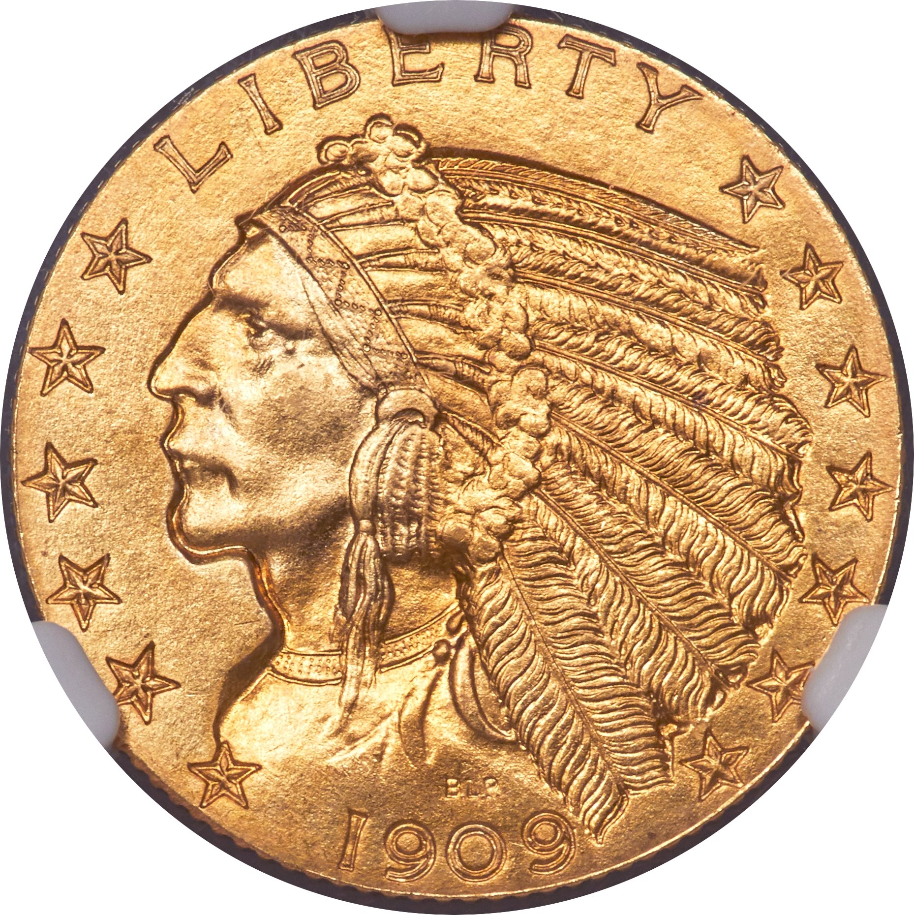 image for: 1909 $5 PR66+ NGC. JD-1, High R.4....