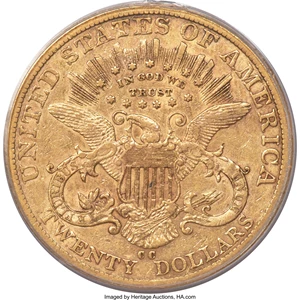 image for: 1885-CC $20 VF35 PCGS. CAC. Variety 1-A....
