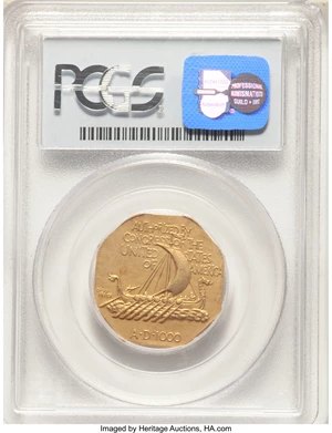 image for: 1925 Medal Norse Gold Medal PR64 PCGS....