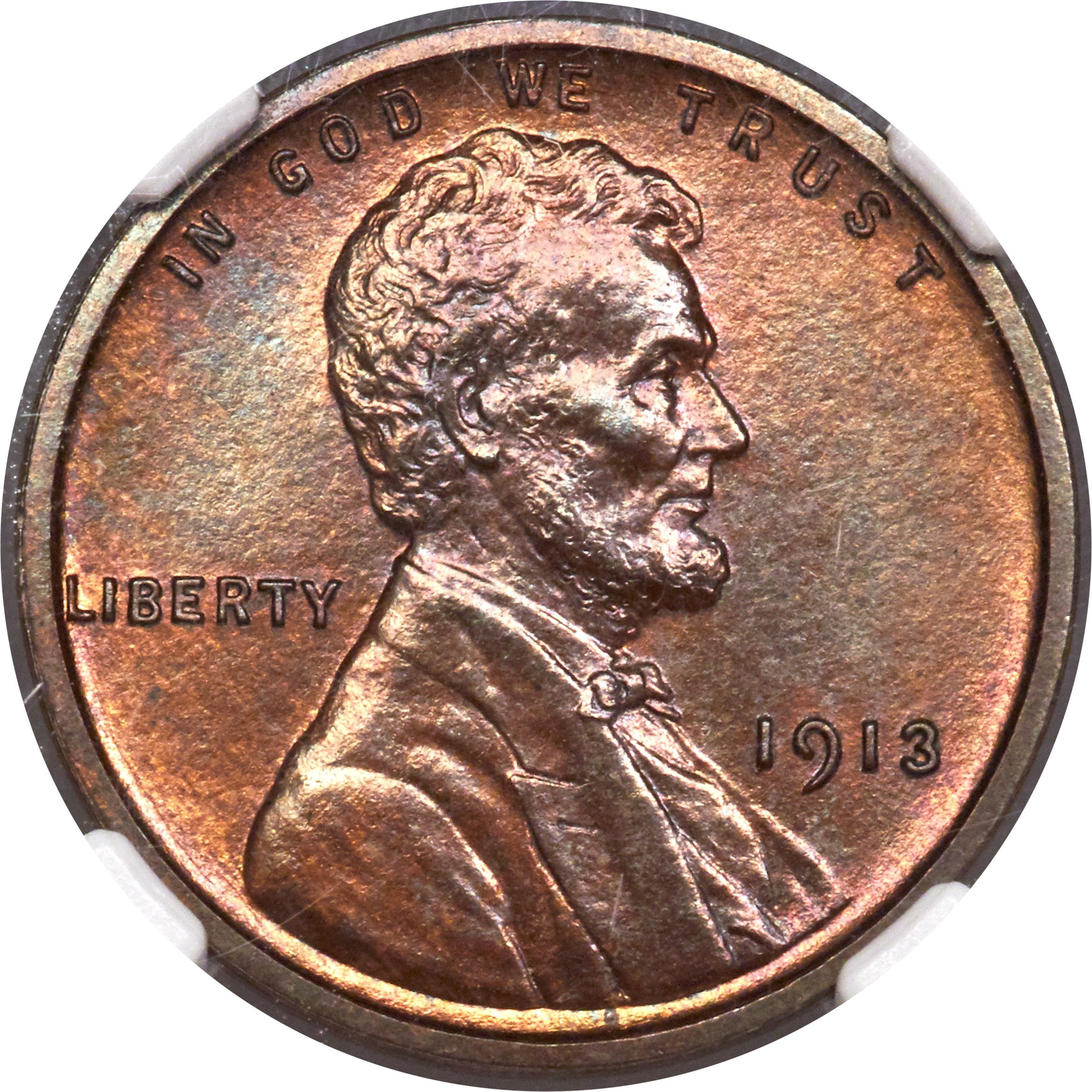 image for: 1913 1C PR66+ Red and Brown NGC....