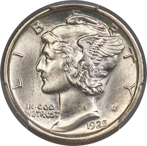 image for: 1925-S 10C MS65 Full Bands PCGS. CAC....