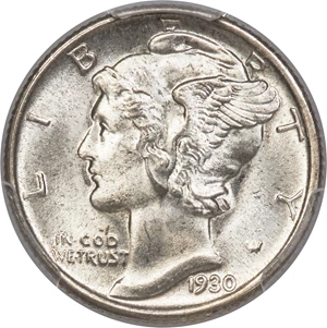 image for: 1930-S 10C MS67 Full Bands PCGS. CAC....