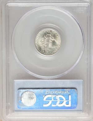 image for: 1937-D 10C MS68 Full Bands PCGS. CAC....