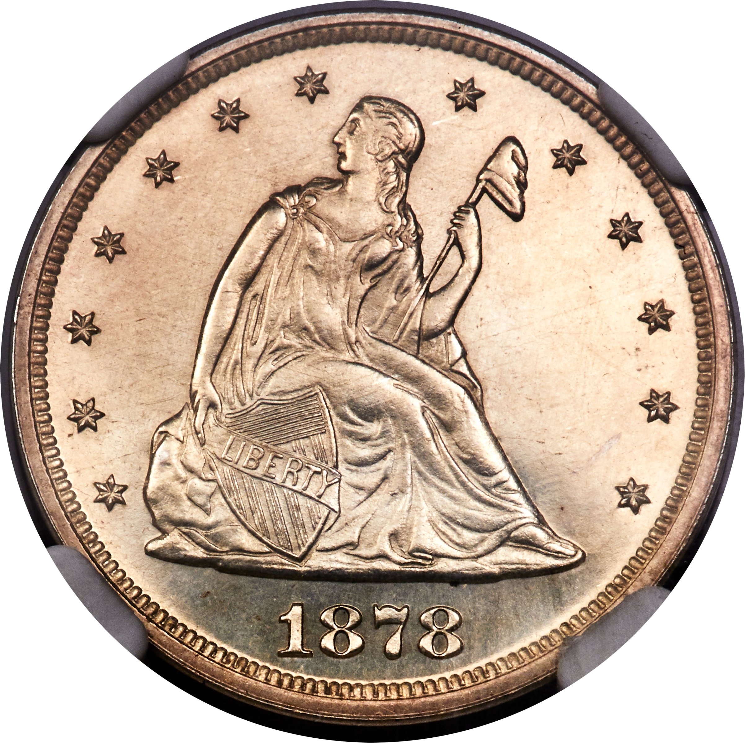 image for: 1878 20C PR63 NGC. BF-1, R.3....