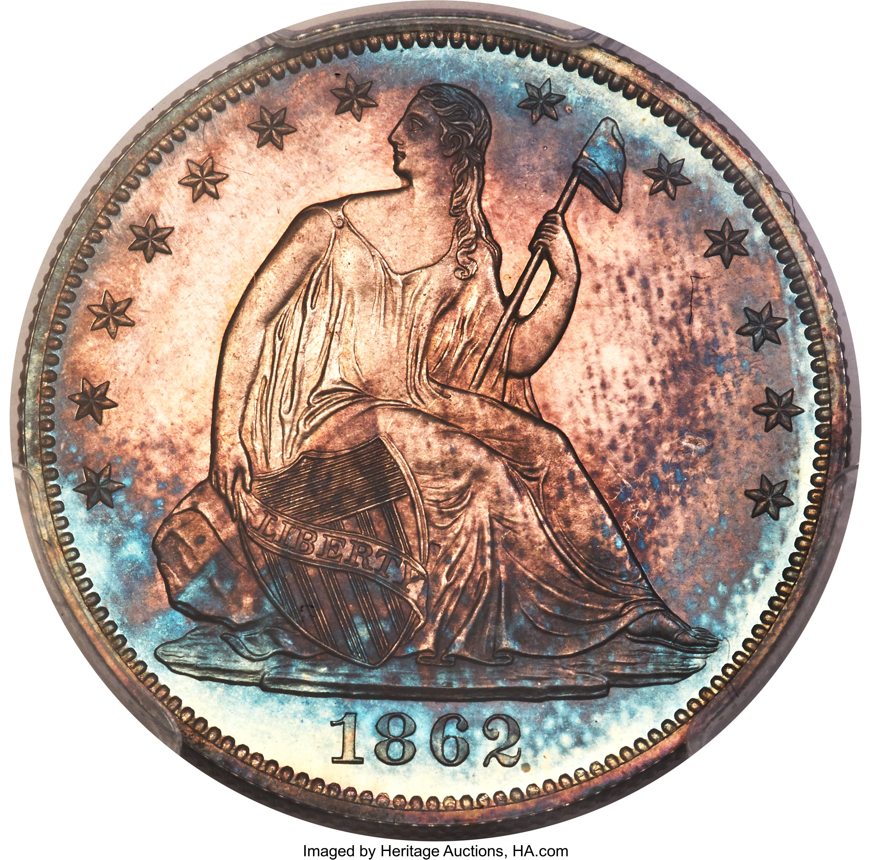 image for: 1862 50C PR65+ PCGS. CAC....