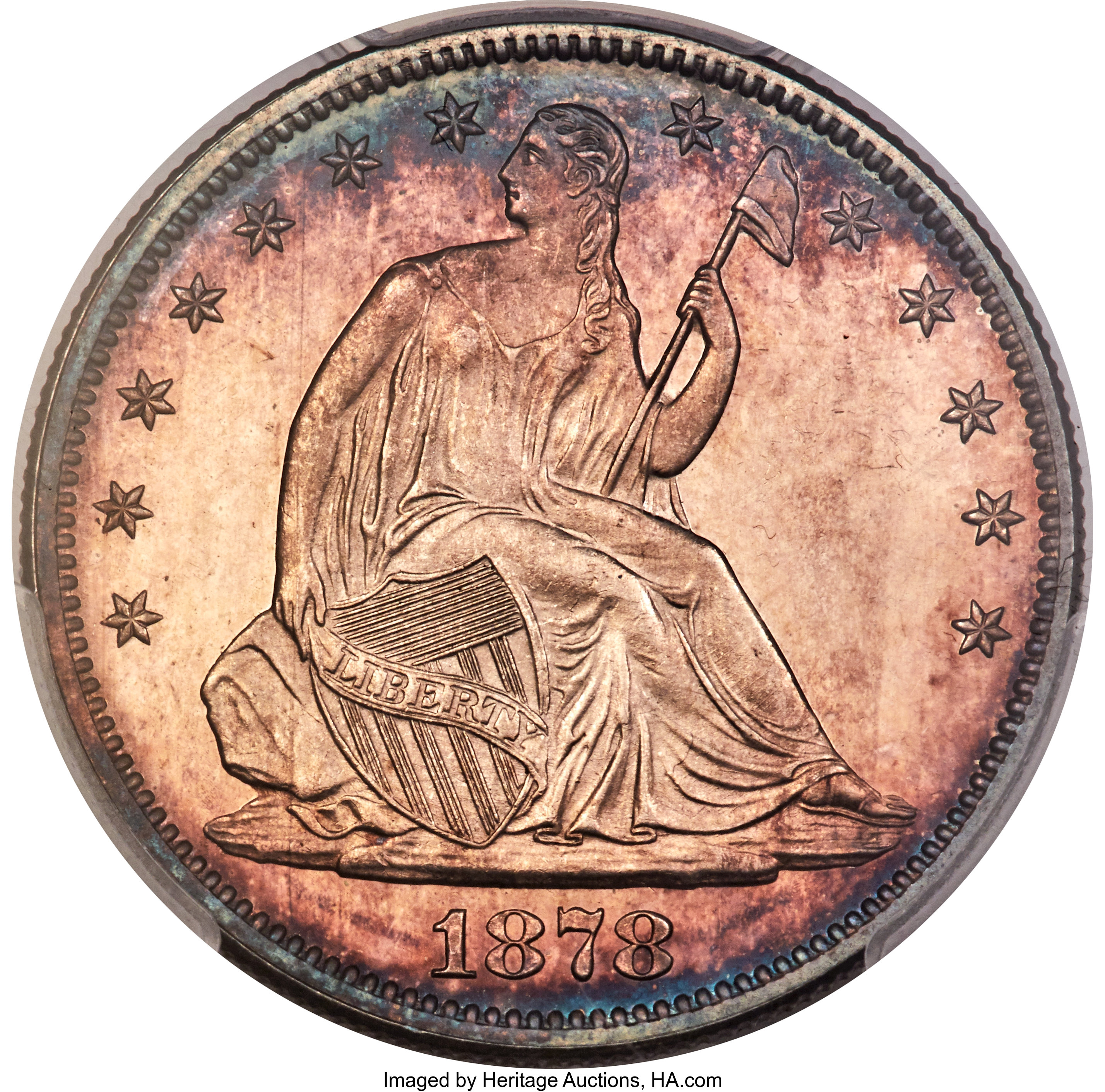 image for: 1878 50C PR66 Cameo PCGS....