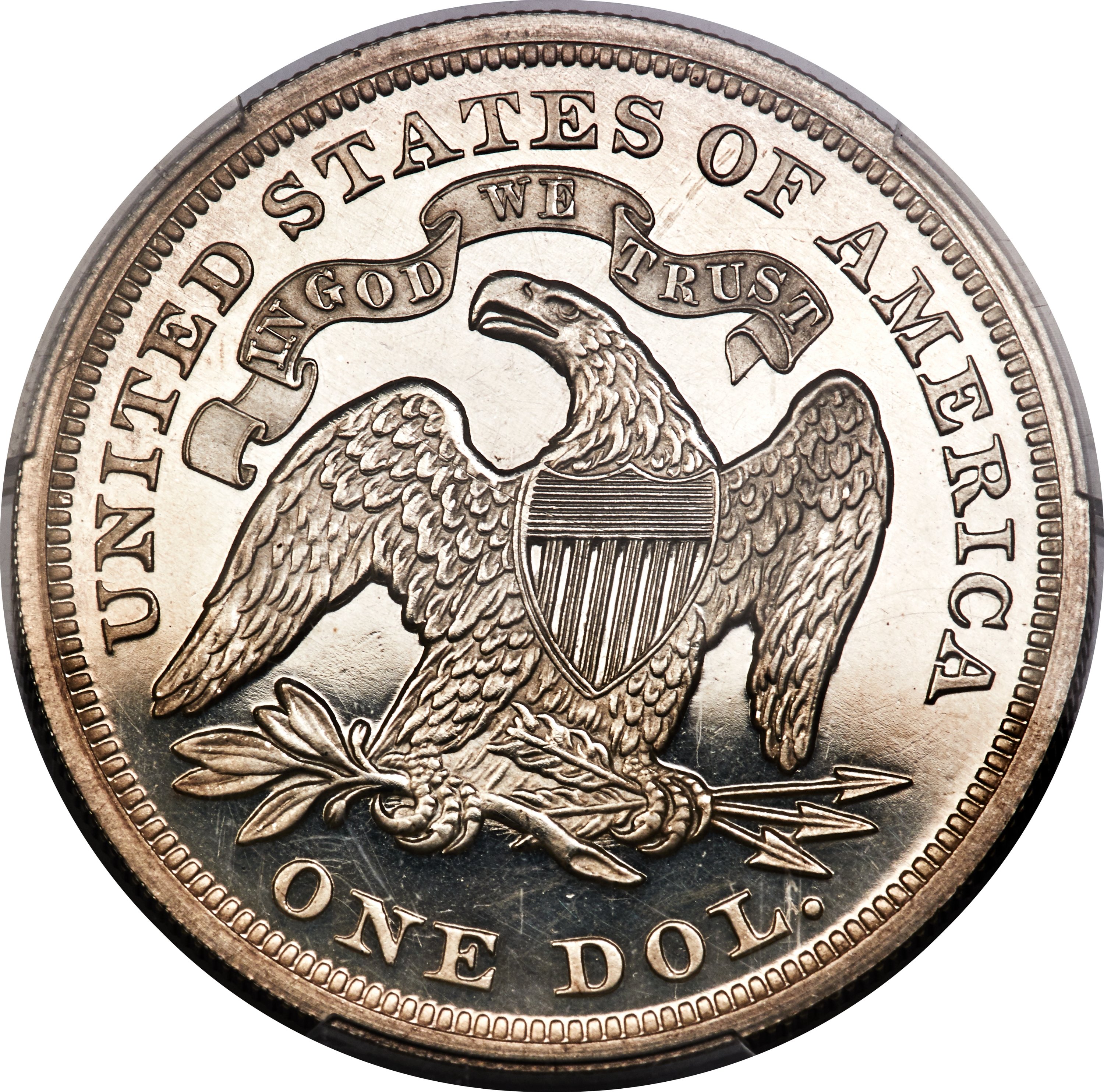 image for: 1872 $1 PR63 Cameo PCGS. OC-P1, R.2....