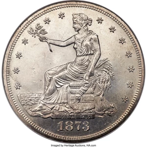 image for: 1873 T$1 MS64 NGC....