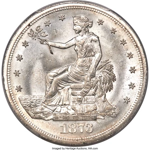 image for: 1873-S T$1 MS64 PCGS. CAC....