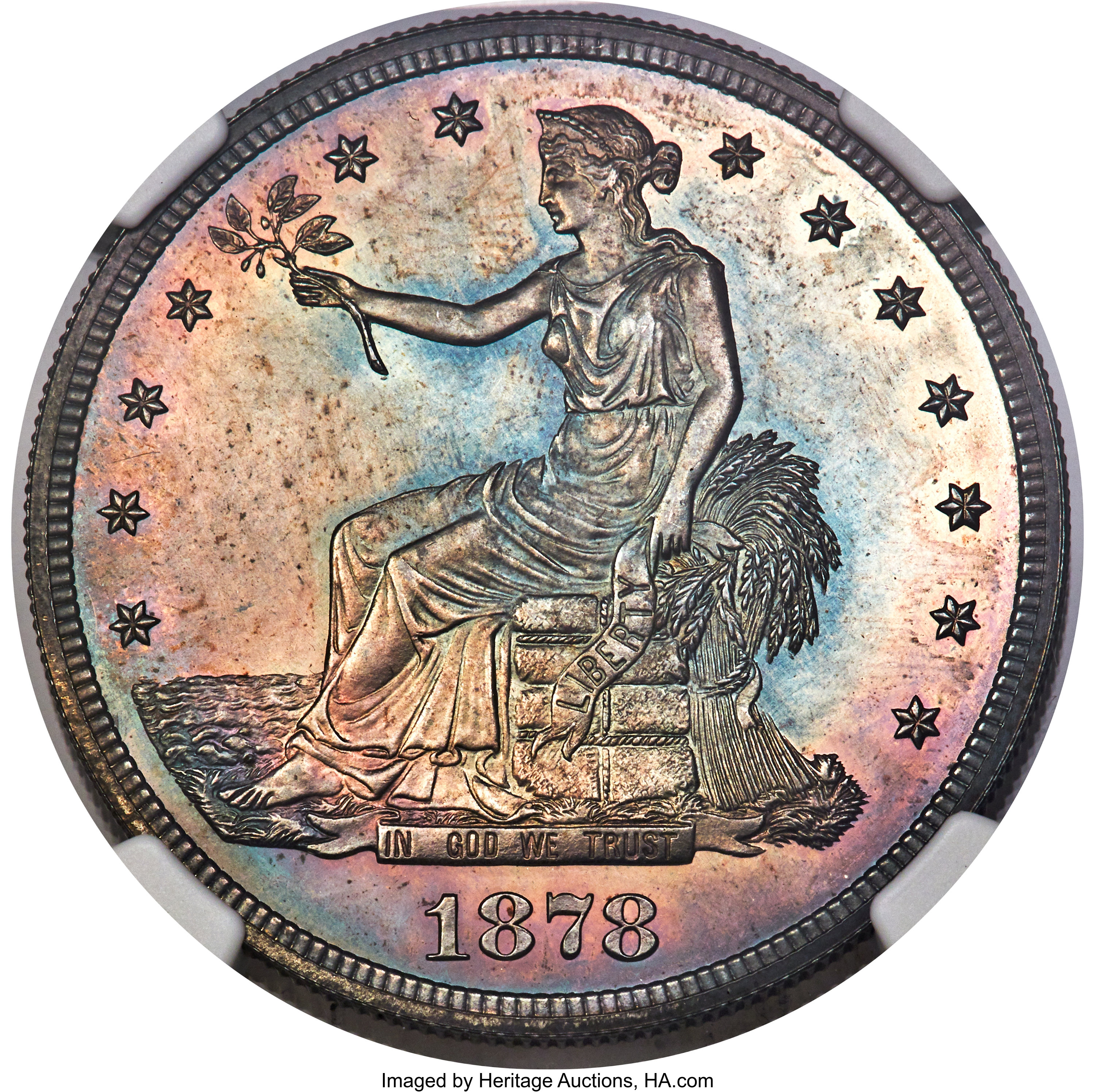 image for: 1878 T$1 PR65 NGC....