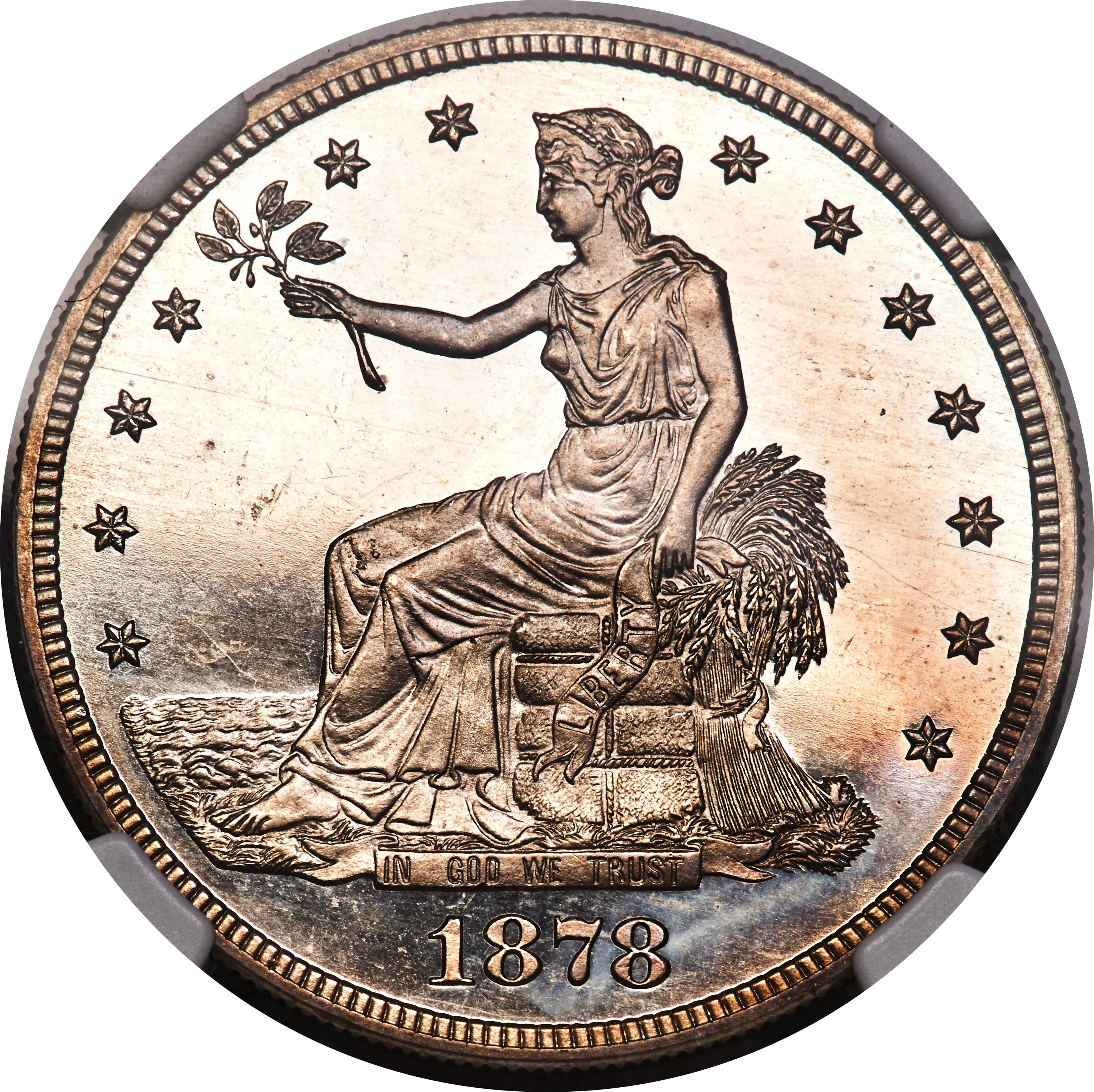 image for: 1878 T$1 PR64 Cameo NGC....