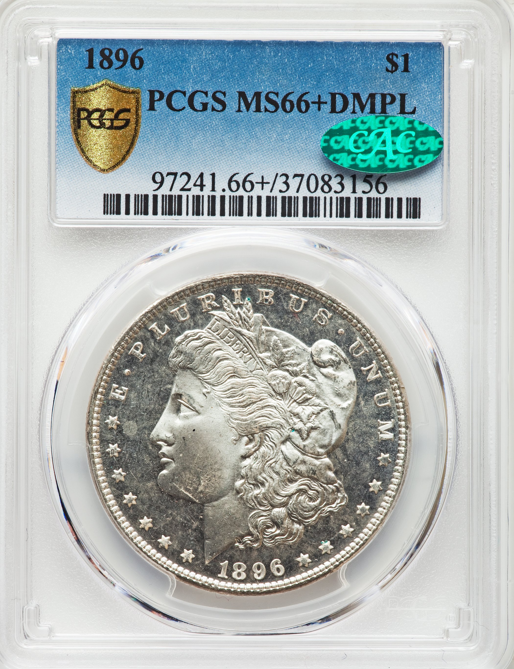 1896 $1  MS DMPL MS66 DMPL thumbnail 13