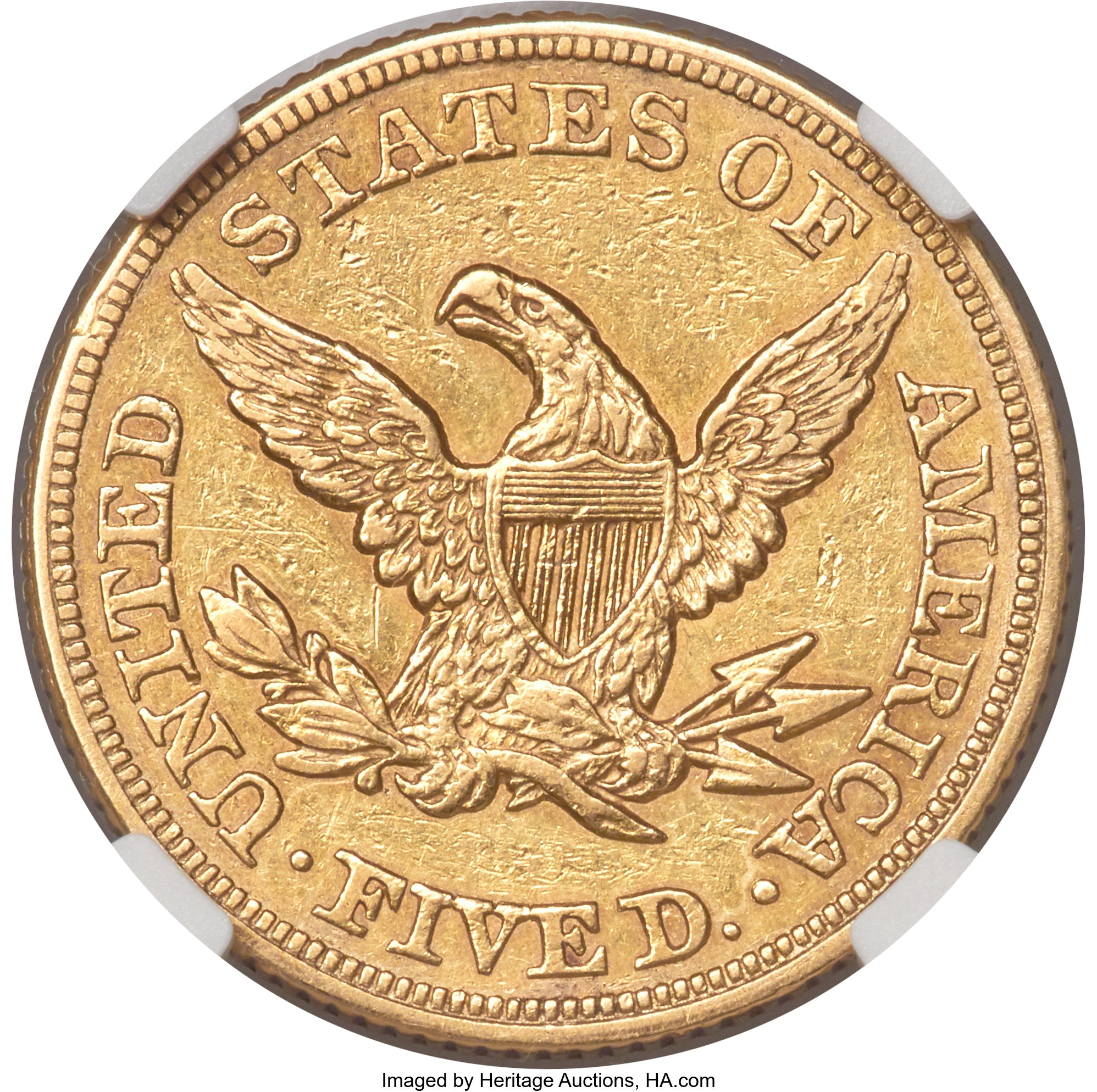 image for: 1864 $5 XF45 NGC....