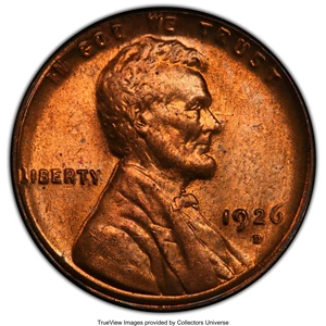 image for: 1926-D 1C MS65 Red PCGS. PCGS Population: (74/3 and 17/2+). NGC Census: (4/1 and 0/0+). CDN: $2,000 Whsle. Bid for NGC/PCGS...