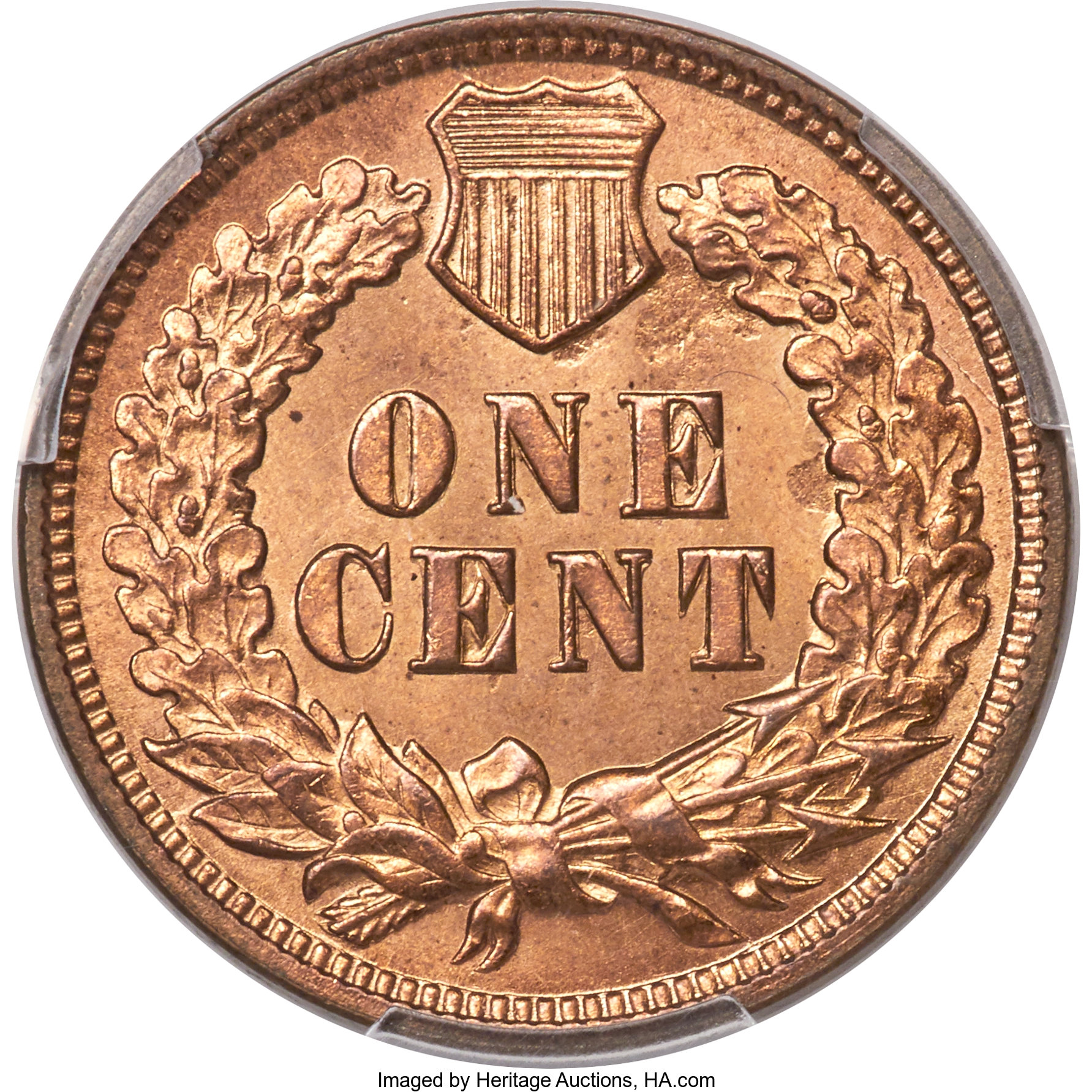image for: 1871 1C MS64 Red PCGS....