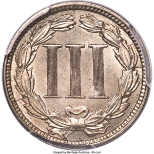 image for: 1883 3CN MS64 PCGS....