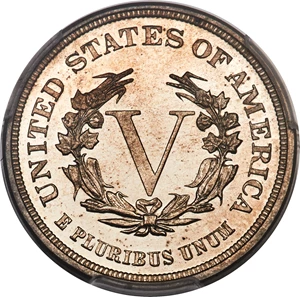 image for: 1883 5C No Cents PR66 Deep Cameo PCGS