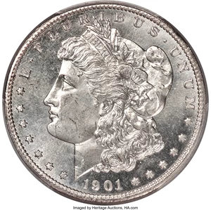 image for: 1901-O $1 MS66+ Prooflike PCGS. CAC....