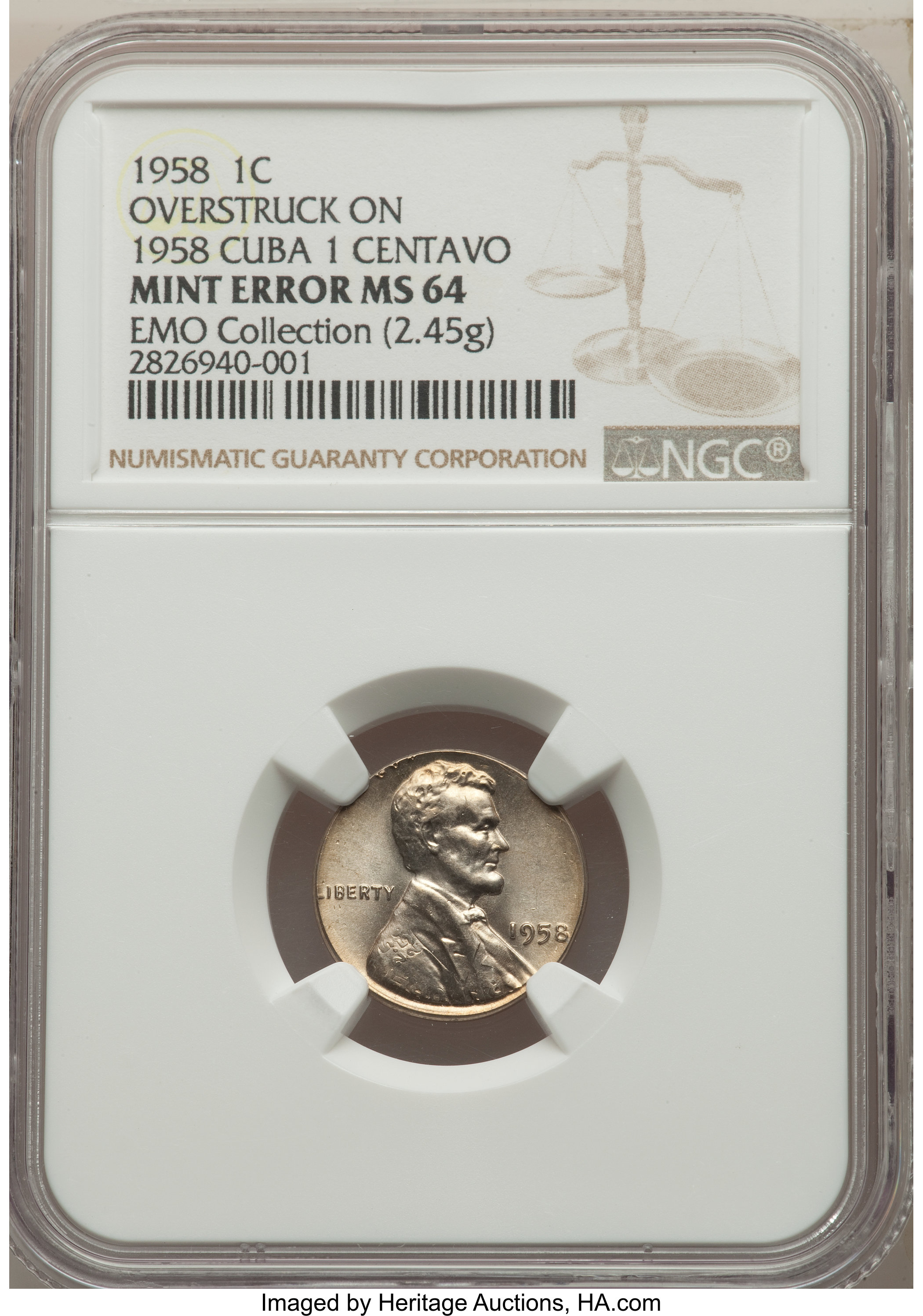 1958 1c MS RD MS64 RD thumbnail 8